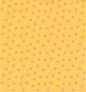 Cute Yellow Flower Graphic Pattern Wallpaper