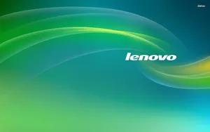 Cyan Curved Lines Lenovo Official Wallpaper