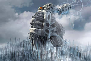 Cybernetic_ Dragon_ Flight.jpg Wallpaper