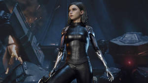 Cyberpunk Action Film Alita Wallpaper