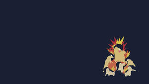 Cyndaquil In Different Sizes Wallpaper