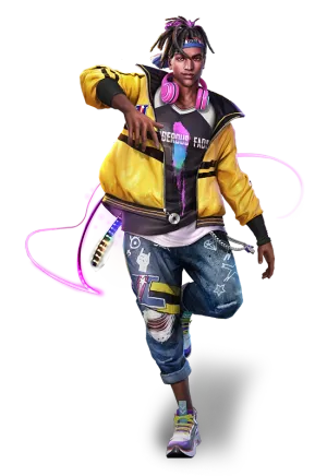 D-bee As Free Fire Character Wallpaper