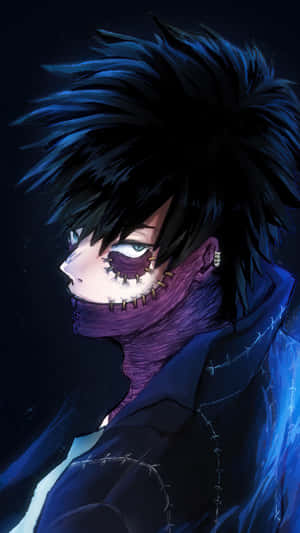 Dabi Side-eye Stare Phone Wallpaper