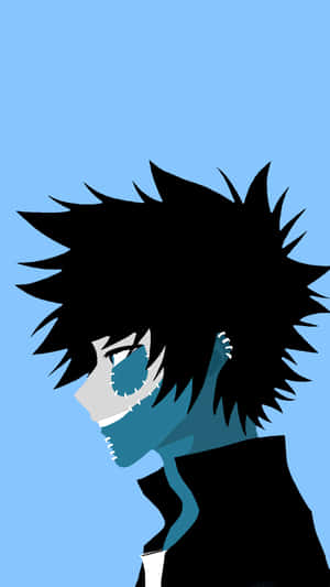 Dabi Side-view Blue Canvas Phone Wallpaper