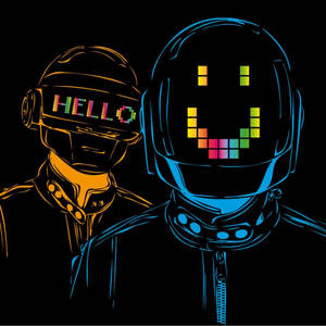 Daft Punk Hello Art Wallpaper