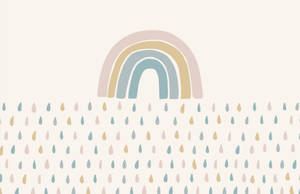 Dainty Pastel Cute Rainbow Wallpaper