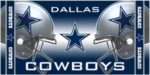 Dallas Cowboys Mirrored Helmet Wallpaper