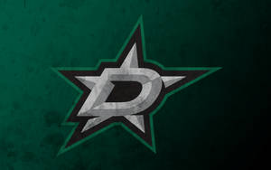 Dallas Stars Darker Green Shade Logo Wallpaper