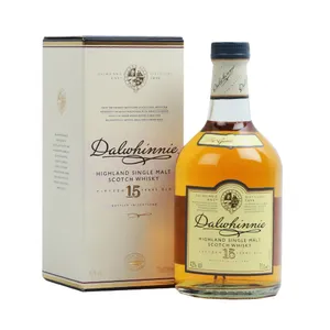 Dalwhinnie 15 Whisky With Box Facing Right Wallpaper