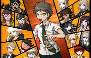 Danganronpa Characters Collage Wallpaper