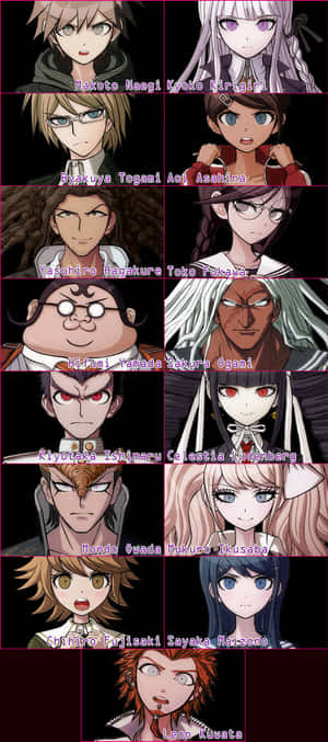Danganronpa1 Character Portraits Wallpaper