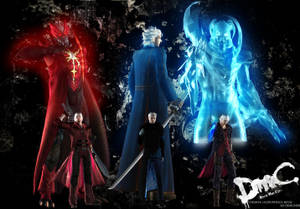 Dante In His Devil Form In Devil May Cry Wallpaper