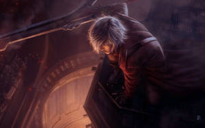 Dante Spies On Demons In Devil May Cry Wallpaper