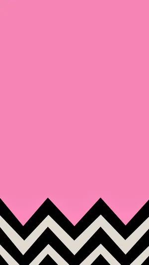 Dare To Be Bold And Make A Statement With A Pink, Black And White Color Scheme Wallpaper