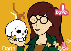 Daria With A Skull Wallpaper