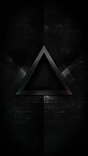 Dark Aesthetic Black Pyramid Wallpaper