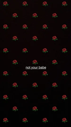 Dark Aesthetic Girly Roses Wallpaper