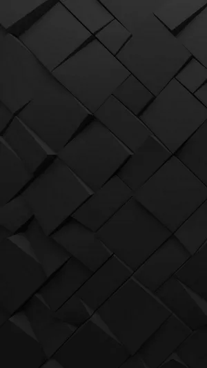 Dark Android 3d Abstract Cube Pattern Wallpaper