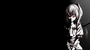 Dark Anime Devil Art Wallpaper