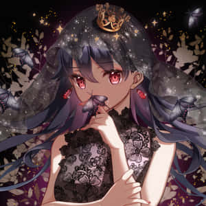 Dark Anime Royal Girl Princess Ipad Wallpaper