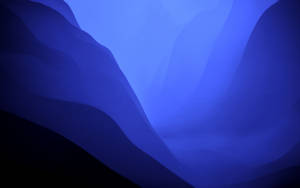 Dark Blue Background Mac Os Monterey Gradient Wallpaper