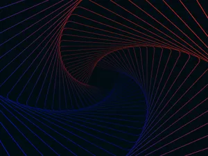 Dark Blue Spiral Lines Wallpaper