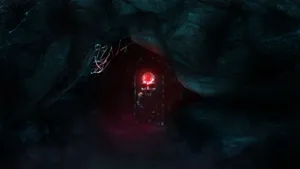 Dark Brotherhood Cave Door Wallpaper