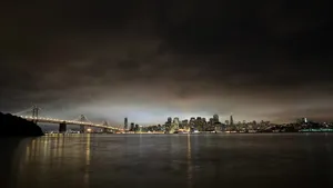 Dark Desaturated San Francisco Skyline Wallpaper