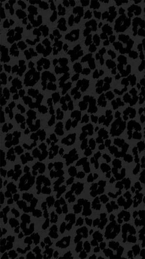 Dark Gray Cheetah Print Wallpaper