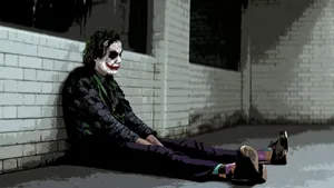 Dark Knight Joker In 4k Ultra Hd Sitting Sad Wallpaper