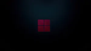Dark Laptop Windows 11 Logo Wallpaper