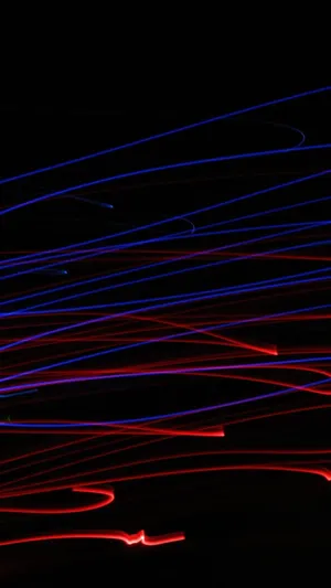 Dark Mode With Abstract Flashing Light Wallpaper