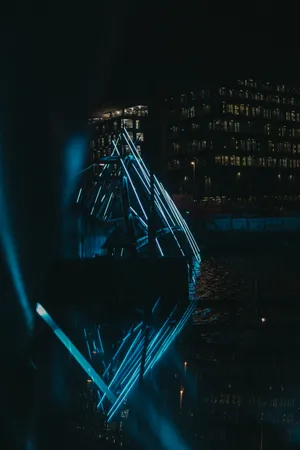 Dark Neon Iphone Abstract Painting Wallpaper