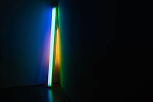 Dark Neon Lamp Strip Wallpaper