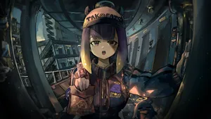 Dark Ninomae Ina'nis Hololive Desktop Wallpaper