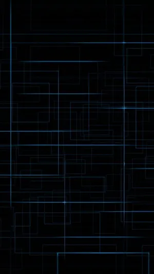 Dark Phone With Blue Lines Wallpaper