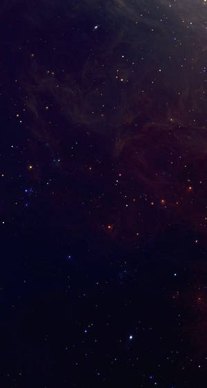 Dark Phone With Red Stars Wallpaper
