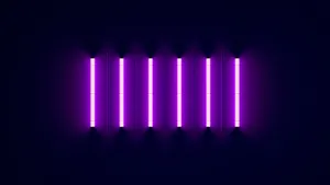 Dark Purple Neon Lights Wallpaper