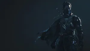 Dark Samurai With Black Mask Wallpaper