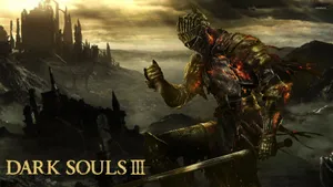 Dark Souls Iii Flaming Knight Cover Wallpaper