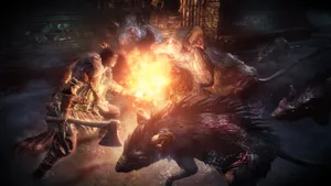 Dark Souls Iii Giant Rats Wallpaper