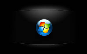 Dark Windows Vista Logo Wallpaper