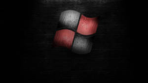 Dark Windows With Grunge Logo Wallpaper