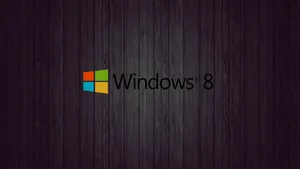 Dark Wood Windows 8 Background Wallpaper
