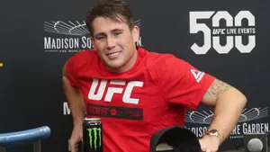 Darren Till During Ufc Press Conference Wallpaper