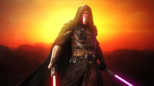 Darth Revan 4k Golden Sun Wallpaper