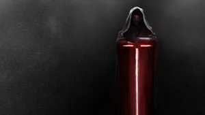 Darth Revan 4k Lightsaber Downwards Wallpaper