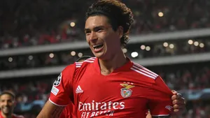 Darwin Núñez Happy Celebration Wallpaper