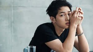 Dashing Song Joong Ki In A Stylish Suit Wallpaper