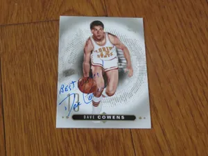 Dave Cowens Autographed Picture Wallpaper